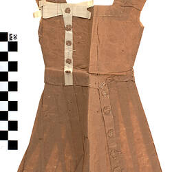 Dolls Dress - Brown Paper