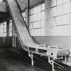Photograph - Schumacher Mill Furnishing Works, Ice Elevating Conveyor, Port Melbourne, Victoria, 1935-1939