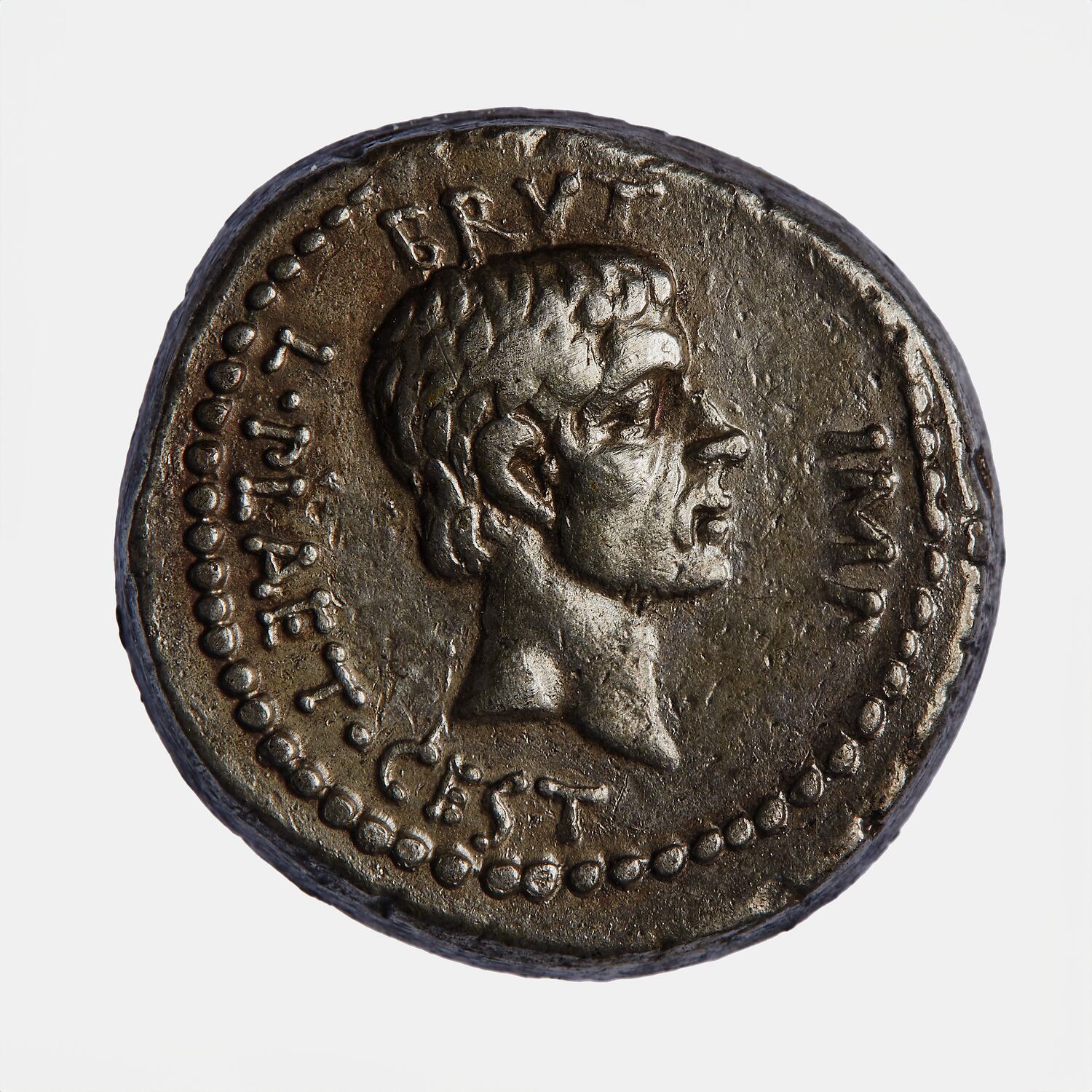 Electrotype Coin Replica - Denarius, Marcus Junius Brutus, Obverse ...