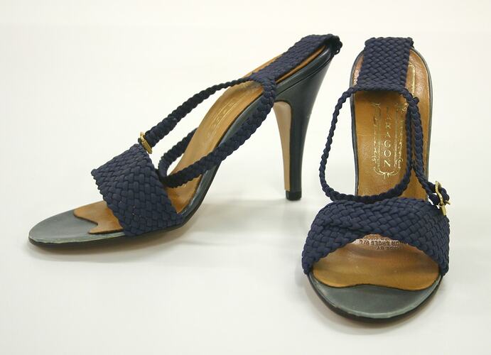 Pair of Shoes - Paragon, Navy Blue Leather