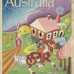 Poster - Australia Land of Tomorrow, Department of Immigration, circa 1948