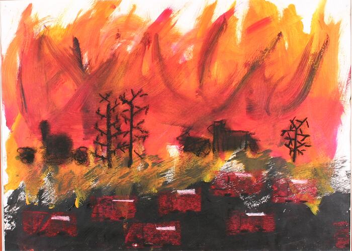 Artwork - 'Catastrophe', Healesville Primary School, 2009