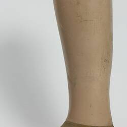 Child sized prosthetic leg.