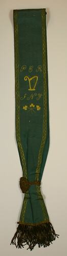 Sash - Irish National Foresters, after 1877