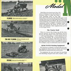 John Deere Model M Tractor