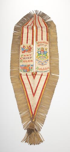 Ceremonial Collar - Independent Order of Rechabites, circa 1880 (SOCIETIES)
