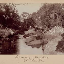 Photograph - The Crossing, Pat's River, Flinders Island, 1893