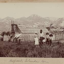Photograph - 'Islanders Home', Flinders Island, 1893