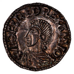 Coin - Penny, Aethelred II, England, 997 - 1003 (Obverse)