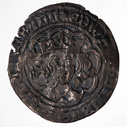 Coin - Groat, Edward IV, England, 1467-1468 (Obverse)