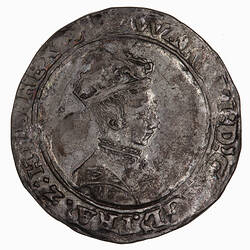 Coin - Shilling, Edward VI, England, Great Britain, 1549 (Obverse)