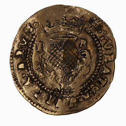 Coin - Thistle Crown, James I, Great Britain, 1612-1613 (Reverse)