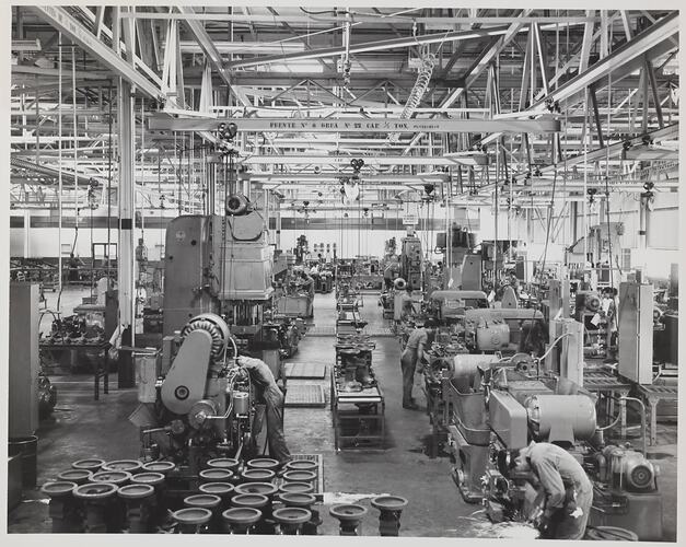 Photograph - Massey Ferguson, Interior of Factory, Querétaro, Mexico, 1968