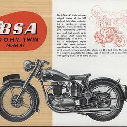BSA Motor Cycles 1951