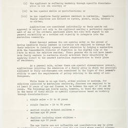 Letter - Minister for Immigration to Most Reverend G.T. Sambell, Archbishop of Perth, 18 Jan 1971