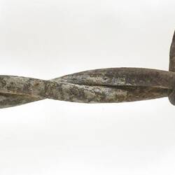 Barbed Wire Sample - Glidden, Two Twisted Strand, Two Point, Illinois, 1874