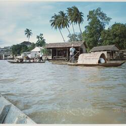 Photograph - Small River Boat, Vietnam, 1990