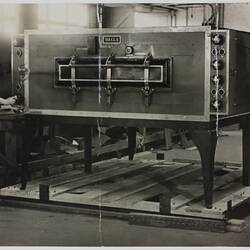 Photograph - Hecla Electrics Pty Ltd, Bread Making Oven in factory interior, 1930s
