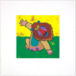 Greeting Card - Lion, Thomas Le for Austcare, 1996