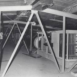 Photograph - Kodak Australasia Pty Ltd, , Ceiling Space with Air Conditioning Units in Sheet Film Building 5, Kodak Factory, Coburg, 1958