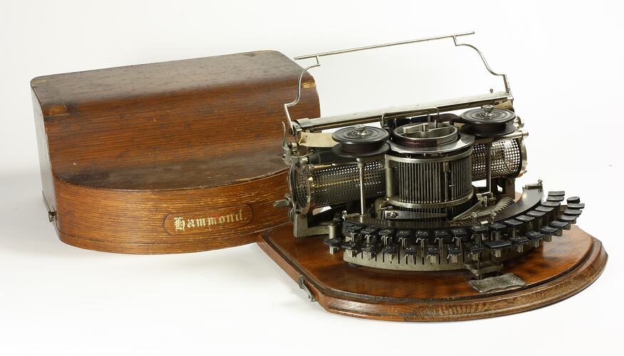 Typewriter - Hammond Typewriter Company, Model 1B, circa 1895
