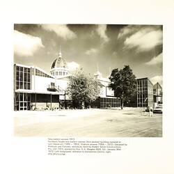 Photograph - Northern Facade of Eastern Annexe, Exhibition Building, Melbourne, 1973