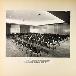 Photograph - Southern Room of Convention Centre Auditorium, Royal Exhibition Building, Melbourne, circa 1981