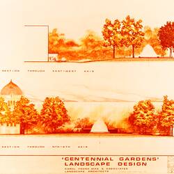 Photograph - 'Centennial Hall' Landscape Design, Carol Frank Mas & Associates, circa 1980