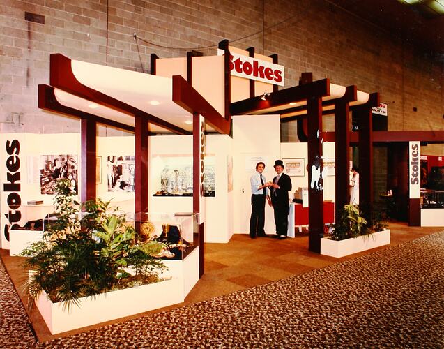Photograph - Stokes Australia Ltd Exhibit, The Melbourne International Centenary Exhibition, Royal Exhibition Buildings, 1980
