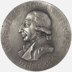 Medal - Australia's 150th Anniversary, New South Wales, Australia, 1938