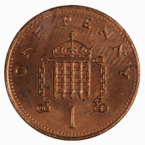 Coin - 1 Penny, Elizabeth II, Great Britain, 1988 (Reverse)