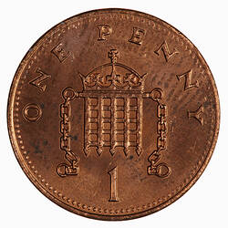 Coin - 1 Penny, Elizabeth II, Great Britain, 1988 (Reverse)