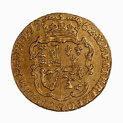 Coin - Quarter-Guinea, George III, Great Britain, 1762 (Reverse)