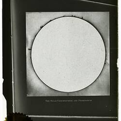 Glass Negative - 'The Solar Chromosphere and Prominences', circa 1920s