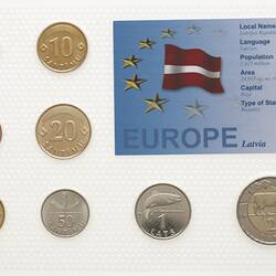 Coin Set - 'The Last Coins', Latvia, 2004