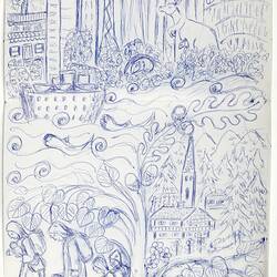 Sketch - 'My Life', Eva Schubert, Nunawading, Victoria, circa 1995
