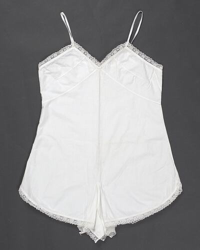 Teddy - White Cotton, Lingerie, Piguente, Italy, 1920s
