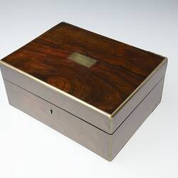 Box - S. Woolfield, PortableToiletries Set, Glasgow, Scotland, 1852