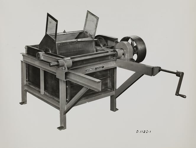 Photograph - Schumacher Mill Furnishing Works, Liquid Cleaning Rumbler, Port Melbourne, Victoria, 1940
