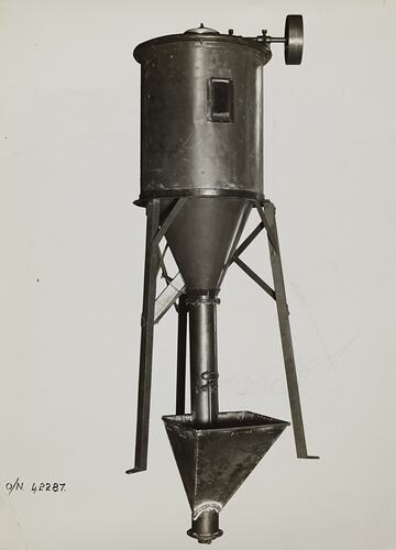 Photograph - Schumacher Mill Furnishing Works, 'Geyser Type Mixer', Port Melbourne, Victoria, 1942