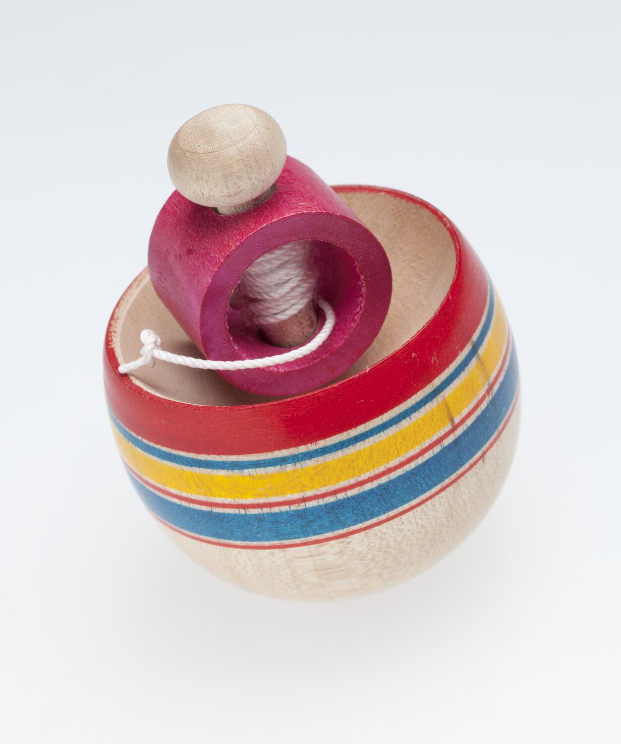 Spinning Top Japanese, Koma, Wood