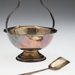 Sugar Bowl & Spoon - Savoy, Silver Plate, circa 1957