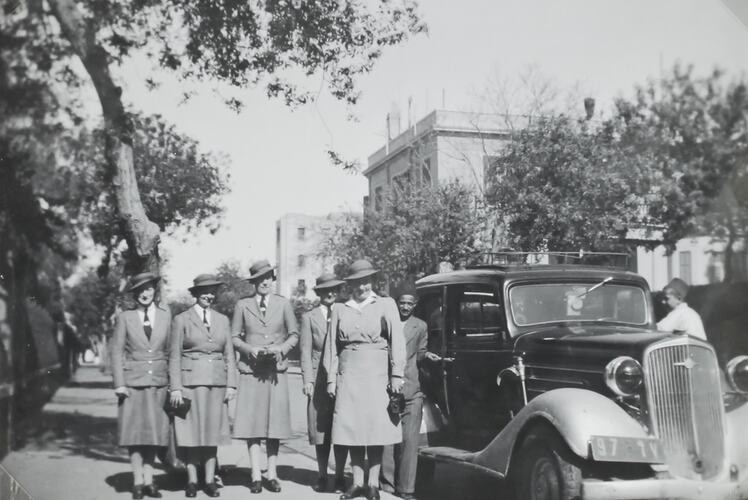 Photograph - Group of Women in Military Uniform, Egypt, World War II, 1939-1943