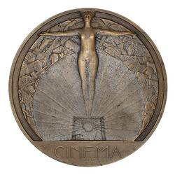 Medal - Cinema, by Maurice Delannoy, France, circa 1920s