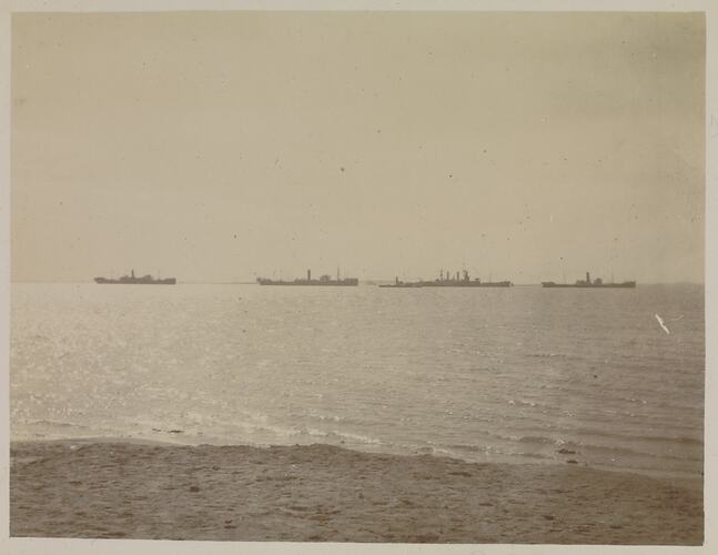 HMS Swiftsure, Lake Trinsah, Ismalia, Egypt, Captain Edward Albert McKenna, World War I, 1914-1915