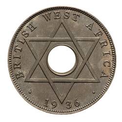 Coin - 1/2 Penny, British West Africa, 1936