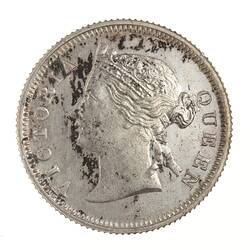 Proof Coin - 5 Cents, Hong Kong, 1879