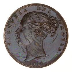 Proof Coin - Farthing, Isle of Man, 1860