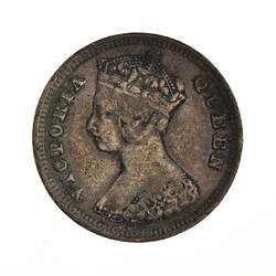 Coin - 10 Cents, Hong Kong, 1892