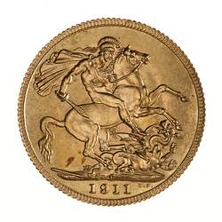Specimen Coin - Sovereign, Canada, 1911